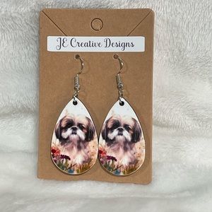 Shih Tzu Earrings